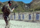 Rifle to handgun transition drills.