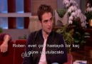 ROBERT PATTINSON ve kopegi Bear (ellen show)