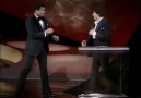 Rocky & Muhammad Ali come face to face at the 1977 Oscar awards.