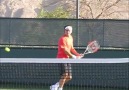 Roger Federer Amazing two handed backhand !