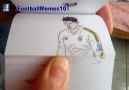 Ronaldo amazing skills in flipbook ! Mind Fuck o.O