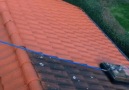Roof aqua jet cleaning system