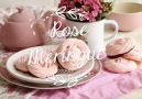 Rose Meringue Cookies