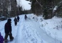 Running on Snow Shoes