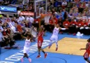 Russell Westbrook Chases James Harden Down at the Rim with Mas...
