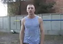 Russian soldier show you how to dodge a gunshot  !
