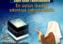 Sabır Allah'ı Hatırlamaktır