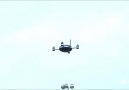 Sahibini takip eden drone kamera