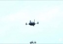 Sahibini takip eden drone kamera