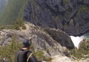 Samsun Vezirköprü Şahinkaya Kanyonundan adrenalin dolu atlayış