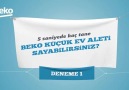 5 saniyede kaç tane küçük ev aleti sayabilirsin?