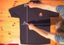 2 saniyede t-shirt nasıl katlanır?