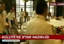 Sarayda &quotmütevazi" iftar hazırlığı ...