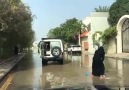 Saudi woman making the best out of floods in Jeddah