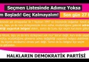 Seçim Başladı! Geç Kalmayalım!