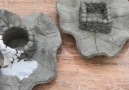 Secrets of Nature World - Idea of Cement Double Pots Making at Home Facebook