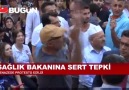 ŞEHİT CENAZESİNDE SAĞLIK BAKANI'NA SERT TEPKİ!