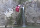 Şehitleri anmak icin ılıca şelalesinde bayrak açıldı