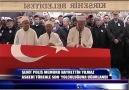 ŞEHİT POLİS MEMURU HAYRETTİN YILMAZ ASKERİ TÖRENLE UĞURLANDI