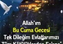 Selamun aleyküm hayırlı akşamlar cuma akşamımız mübarek olsun