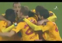 Selçuk İnan'ın golü. dk 44 - Trabzon 0 - Galatasaray 2