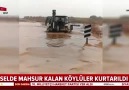 Selde mahsur kalan köylüler kurtarıldı