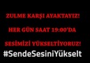 #SendeSesiniYükselt