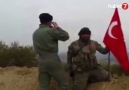Şerefli Türk askeri Racoya bayrağı dikti ezanı okudu...