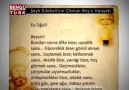 ŞEYH EDEBALİ'NİN OSMAN BEY'E VASİYETİ