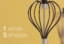 3 shapes in 1 whisk.