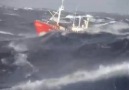 Ship in Rough Sea