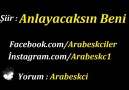 Şiir Anlayacaksın BeniYorum ARABESKCİ