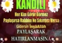 Şimdiden Herkesin Regaip Kandili Mübarek Olsun