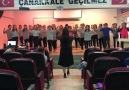 5.sınıf kız öğrencilerimiz harmandalı... - Çan 23 Eylül Ortaokulu