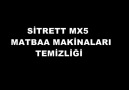 SİTRETT MX5 Matbaa Makinaları Temizliği