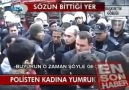 SİVİL POLİSDEN KADINA YUMRUK.SÖZÜN BİTTİĞİ YER!