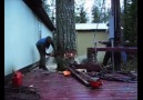 Skilled lumberjack