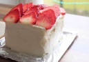 Skinny Strawberry Cake