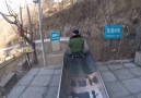 Sledding Down The Great Wall Of China