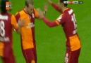 Sneijder'in gol sonrası tavrı