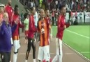 Sneijder'in Mersin İdmanyurdu maçı sonundaki sevinci