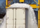 Snow from truck tops can be deadly this will help clean them up.