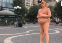 Someone Erected A Nude Statue Of Donald Trump In Union Square