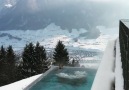 Someone take me to this hot jacuzzi in the Swiss mountains