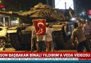 Son Başbakan Binali Yıldırıma veda videosu