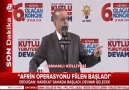 Son ..Dakika.. ERDOĞAN AFRİN HAREKATI FİİLEN BAŞLAMIŞTIR