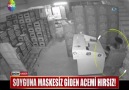 SOYGUNA MASKESİZ GİDEN ACEMİ HIRSIZ!