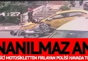 Sözcü Gazetesi - Taksici motosikletten fırlayan polisi son anda havada tuttu!