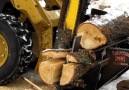 Split logs into firewood with this chainsaw attachment.