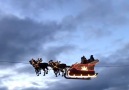 Spotted Santa flying over Switzerland today